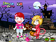 Флеш игра онлайн Малышка Лулу на Хэллуине / Baby Lulu at Halloween