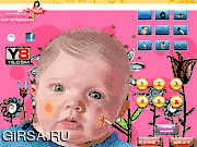 Флеш игра онлайн Детский макияж / Baby Makeover 