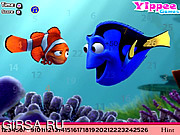 Флеш игра онлайн Малыш Немо. Скрытые буквы / Baby Nemo Hidden Letters