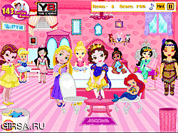 Флеш игра онлайн Уборку Детской Комнаты Принцессы