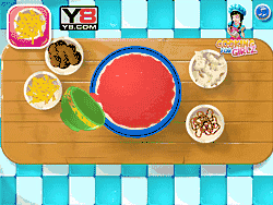 Флеш игра онлайн Детские Рапунцель и детские Belle приготовления пиццы / Baby Rapunzel and Baby Belle Cooking Pizza