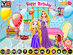 Флеш игра онлайн День Рождения Ребенка Рапунцель / Baby Rapunzel Birthday Party