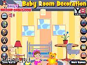 Флеш игра онлайн Украшение детской комнаты / Baby Room Decoration