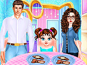 Малышка Тейлор Учится Хорошим Манерам За Столом