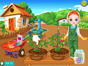 Флеш игра онлайн Детские Овощные Посадки