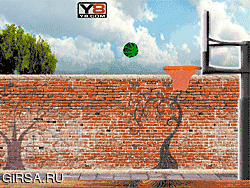 Флеш игра онлайн Баскетбольная забава на заднем дворе