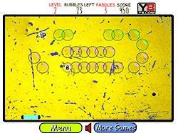 Флеш игра онлайн Мяч против пузырьков