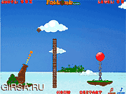 Флеш игра онлайн Воздушный шар Бомбардир