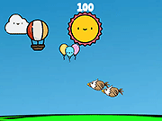 Флеш игра онлайн Воздушный Шар Черточки! / Balloon Dash!