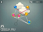 Флеш игра онлайн Путаница воздушных шаров / Balloon Tangle 