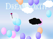 Флеш игра онлайн Воздушные шары во сне / Balloons in Dream
