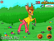 Флеш игра онлайн Наряд для Бэмби / Bambi Dress Up 