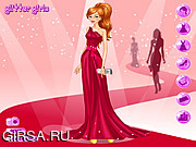 Флеш игра онлайн Барби на красной ковровой дорожке / Barbi Red Carpet Dresses 