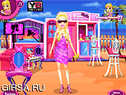 Флеш игра онлайн Барби в ресторане на пляже / Barbie at Beach Restaurant