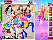 Флеш игра онлайн Барби одевается в школу / Barbie at School