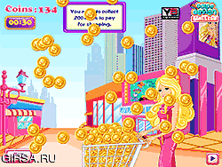 Флеш игра онлайн Ребенок Барби, делающий покупки