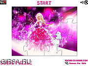 Флеш игра онлайн Сказка про Барби. Мозайка