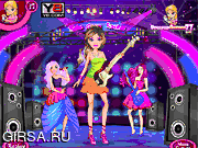 Флеш игра онлайн Стиль глэм-рокера Барби / Barbie Glam Rocker Style