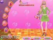 Флеш игра онлайн Одеваем Барби для шоппинга
