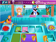 Флеш игра онлайн Барби. Кафе-мороженое / Barbie Ice Cream Parlor 