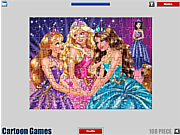 Флеш игра онлайн Барби. Мозайка / Barbie Jigsaw Game 