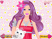 Флеш игра онлайн Барби на вечеринке / Barbie Loves to Party