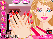Флеш игра онлайн Маникюр для Барби / Barbie Nails 