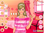 Флеш игра онлайн Барби / Barbie's College Make Up