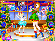 Флеш игра онлайн Рождество вместе с Барби