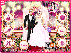 Флеш игра онлайн Свадьба Барби Супергероя / Barbie Superhero Wedding Party
