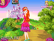 Флеш игра онлайн Барби и замок принцессы / Barbie the Castle Princess