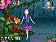 Флеш игра онлайн Барби принцесса леса / Barbie the Rain Forest Princess