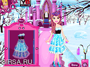Флеш игра онлайн Барби - принцесса снега / Barbie the Snow Princess