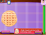 Флеш игра онлайн Томатный пирог для Барби