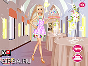 Флеш игра онлайн Барби официантка / Barbie Waitress 