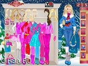 Флеш игра онлайн Барби зимой / Barbie Winter 