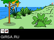 Флеш игра онлайн Барт Остров-Побег Симпсон