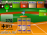 Флеш игра онлайн Бейсбол / Batter's Up Base Ball Math - Addition Edition