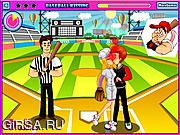 Флеш игра онлайн Бейсбол поцелуи