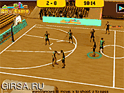Флеш игра онлайн Симулятор баскетбола в 3D