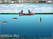 Флеш игра онлайн Рыболов - Профессионал / Bass Fishing Pro