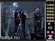 Флеш игра онлайн Бэтмен 3 - найти предметы / Batman 3 Hidden Numbers