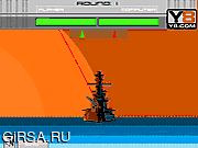 Флеш игра онлайн Бастующий Корабль / Battle Ship Strikes