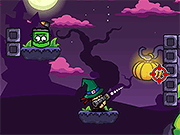 Флеш игра онлайн Базука и Чудовище: Хэллоуин / Bazooka and Monster: Halloween