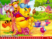 Игра Спрятанные номера - Winnie Pooh