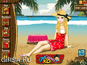 Флеш игра онлайн Пляжная Красота / Beach Beauty