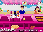 Флеш игра онлайн Бюргер магазин на пляже / Beach Burger Shop 