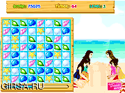 Флеш игра онлайн Пляжная головоломка / Beach Day Match