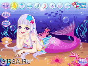 Флеш игра онлайн Принцесса русалка на пляже / Beach Mermaid Princess