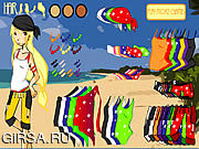 Флеш игра онлайн Пляж Dressup